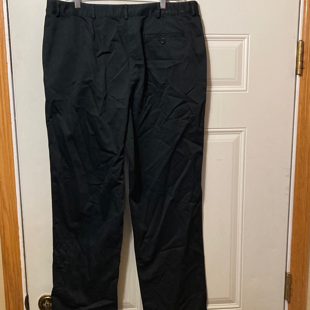 LL Bean Classic Black Dress Pants - Versatile Office Trousers 16